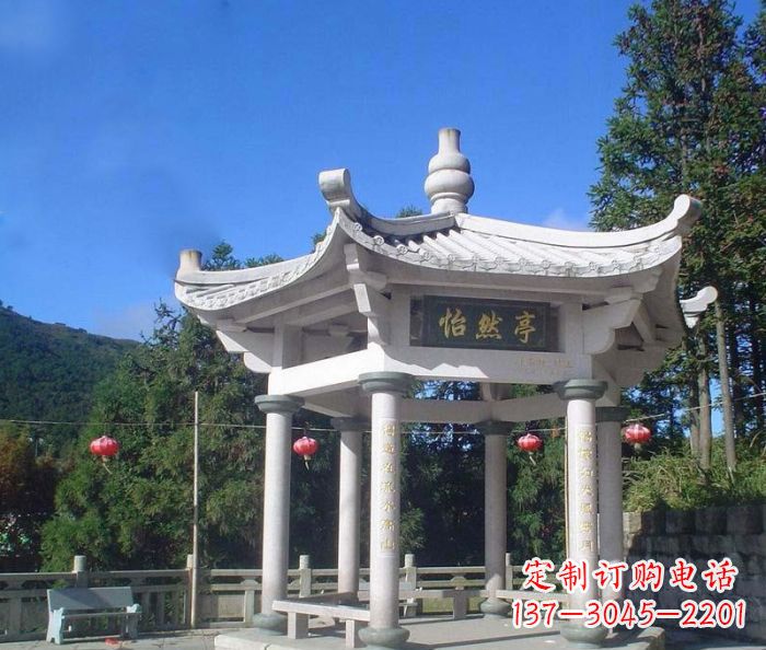 太原精美大理石凉亭雕塑