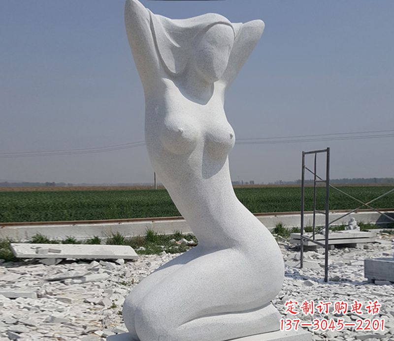 太原优雅大理石美女雕塑
