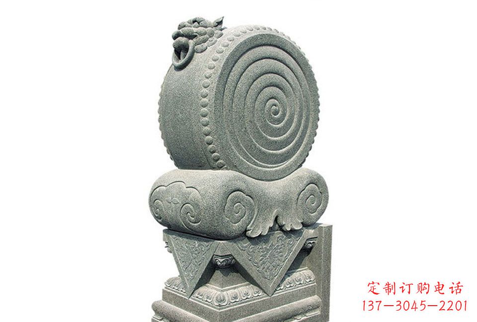 太原门墩招财石雕