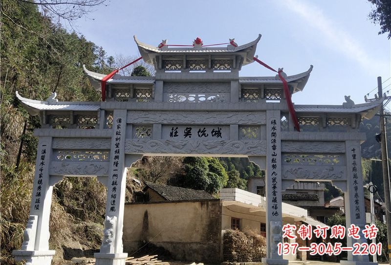 太原大理石牌坊雕塑尊贵雕塑,永久保存