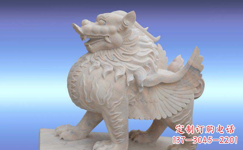 太原大理石貔貅神兽石雕