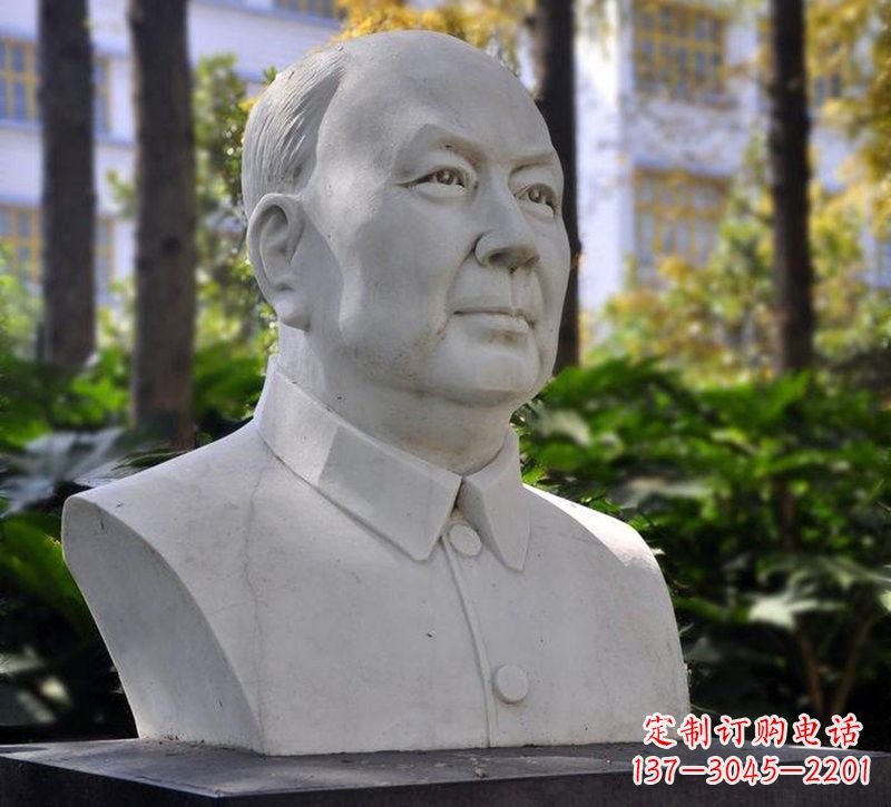 太原大理石钱学森胸像石雕——赞颂改革开放的先驱