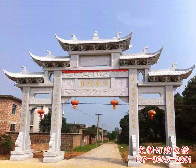 太原大理石牌坊石雕