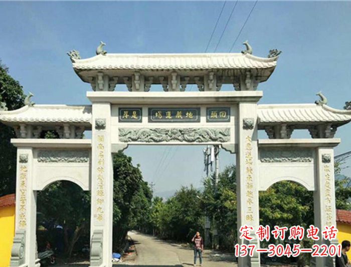太原大理石牌坊雕塑