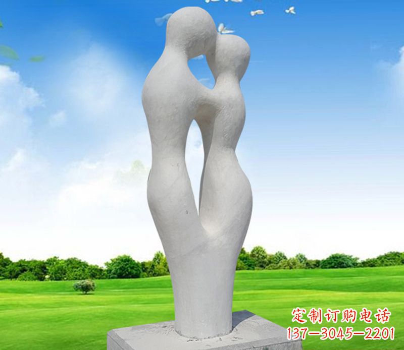 太原情侣石雕,永恒的爱恋