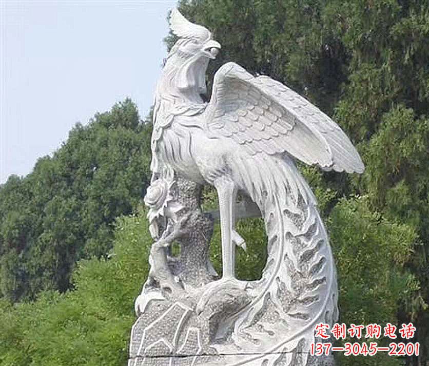 太原大理石凤凰雕塑