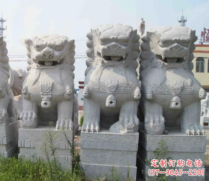 太原北京玉石狮子雕塑