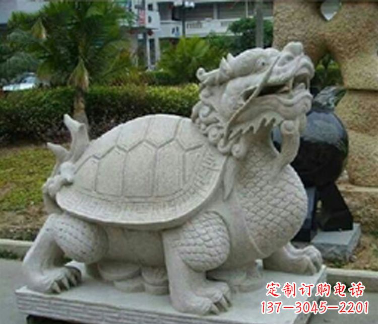 太原大理石铜钱龙雕塑