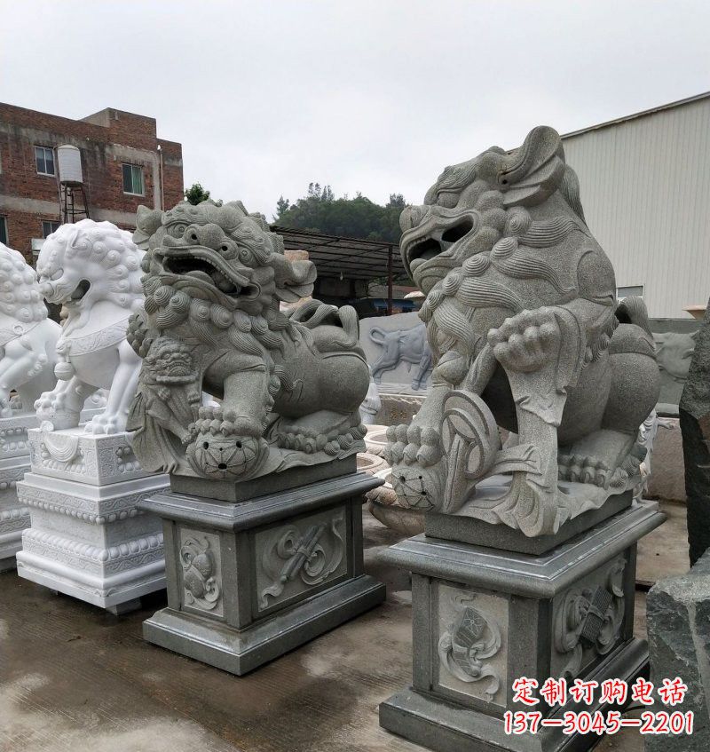 太原大理石南方狮子雕塑