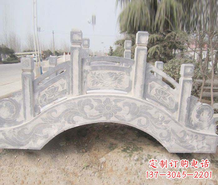 太原精美大理石小型拱桥石雕