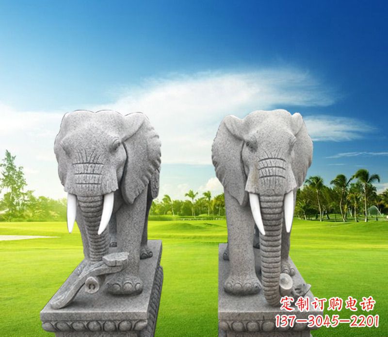 太原精美大象雕塑,招财进宝