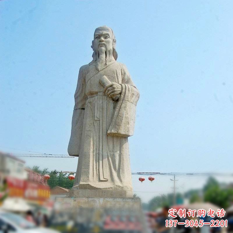 太原大理石庄子雕塑-名人雕像