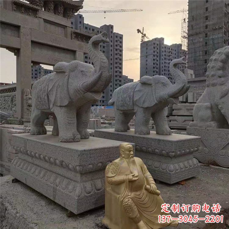太原大象石雕吸水