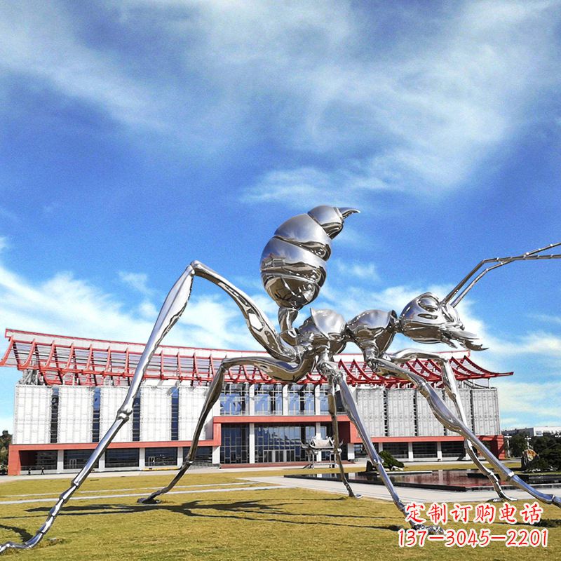 太原大型不锈钢蚂蚁雕塑