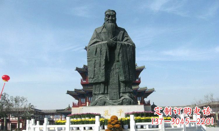 太原中国传统文化象征——孔子雕塑