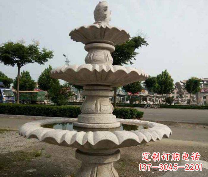 太原精美的喷泉石雕塑