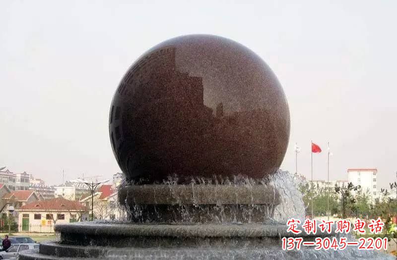 太原大型风水球喷泉石雕