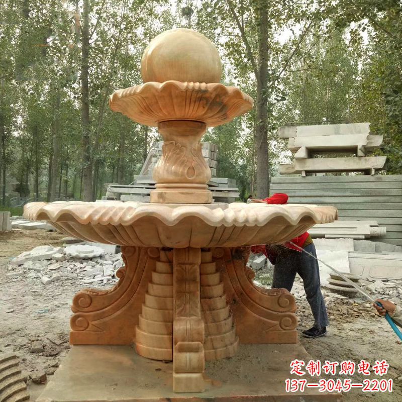 太原大型石雕喷泉