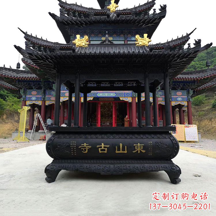 太原大型寺庙香炉雕塑