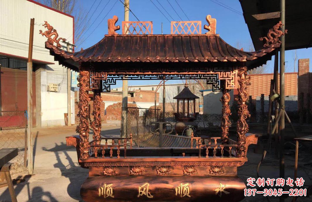 太原大型铜雕香炉