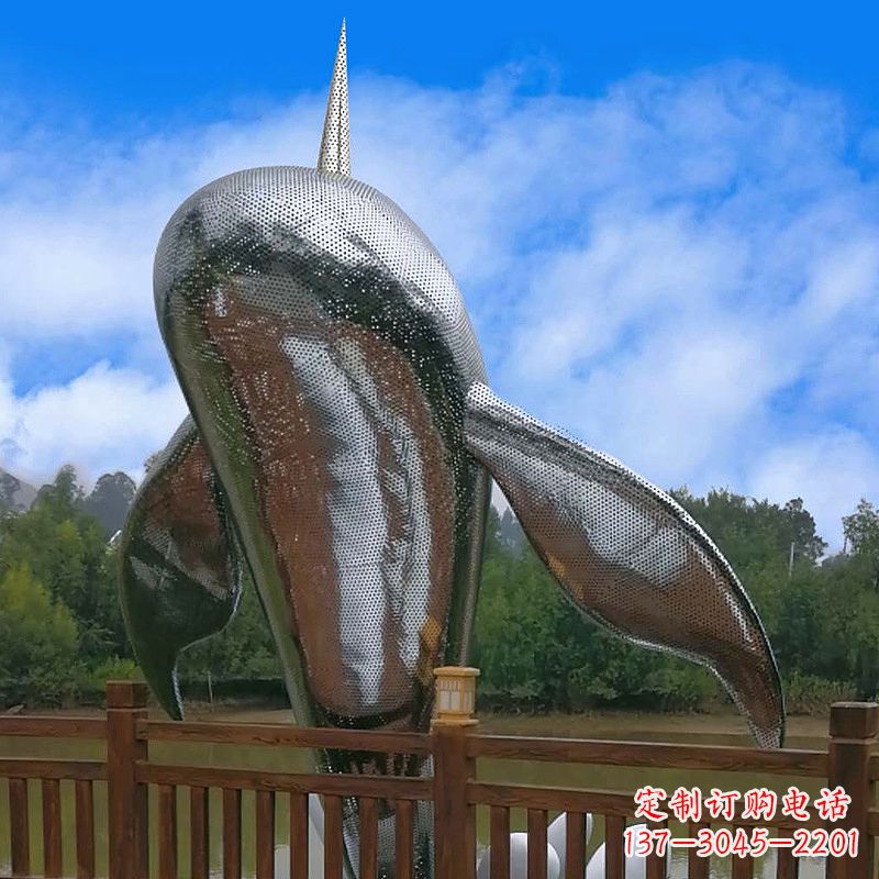 太原大型不锈钢动物雕塑
