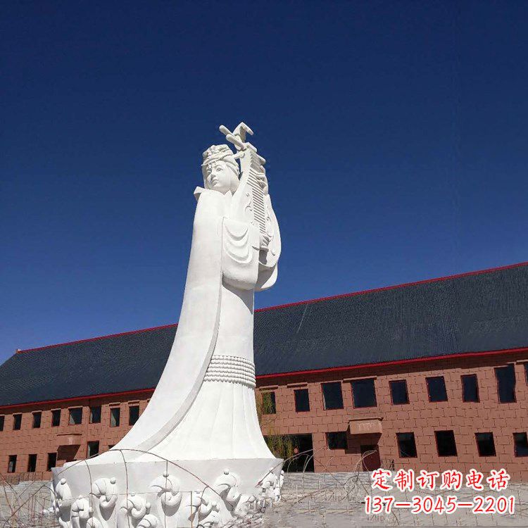 太原中国古代四大美女之王昭君出塞石雕塑