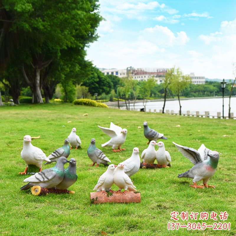 太原大学和平鸽雕塑