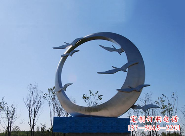 太原大雁不锈钢景观雕塑