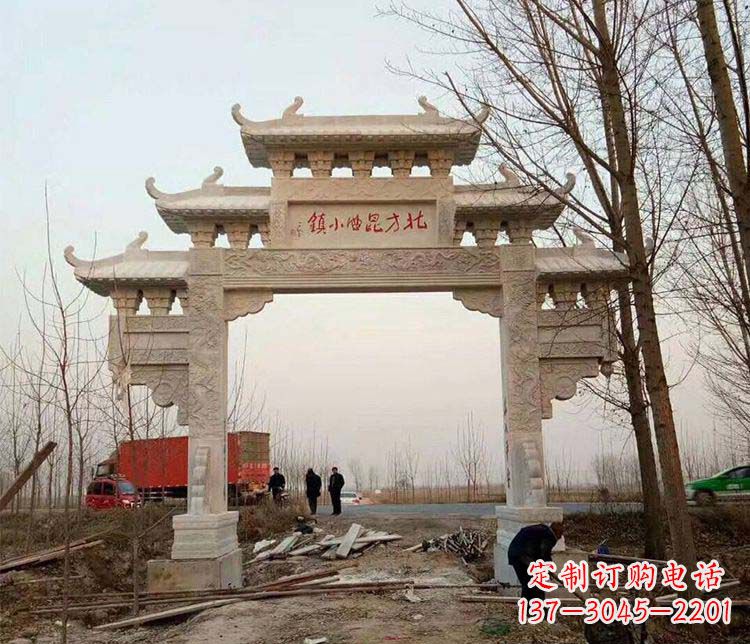 太原大理石牌坊石雕