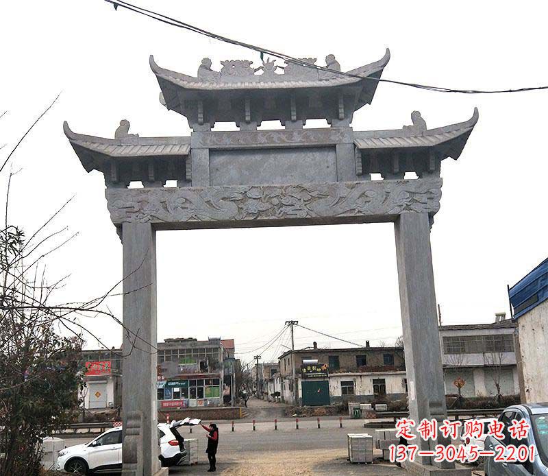 太原精美大理石牌坊石雕