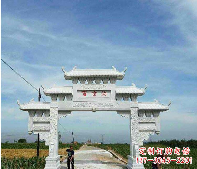 太原西方风格石牌坊石雕