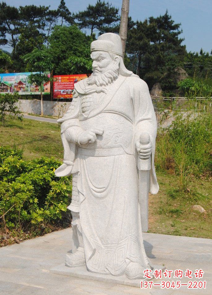 太原道教神像钟馗石雕