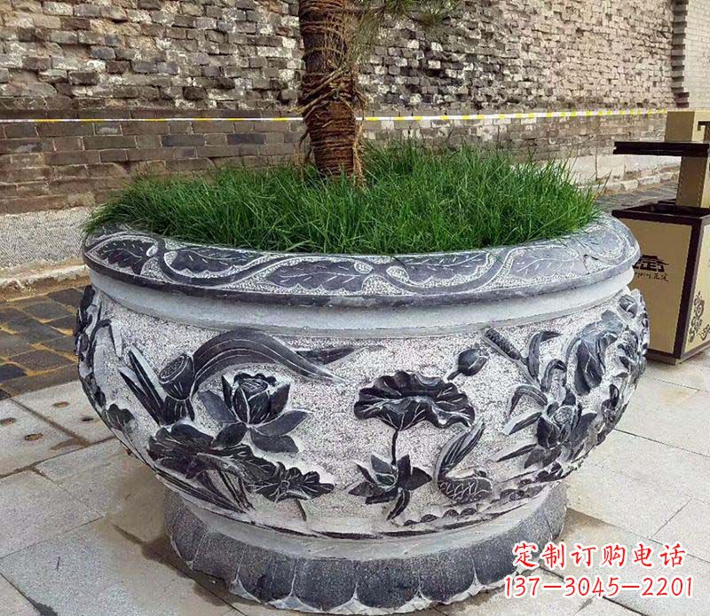 太原精美花盆雕塑,点亮你的道路景观