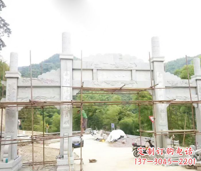 太原专业牌坊雕塑定制