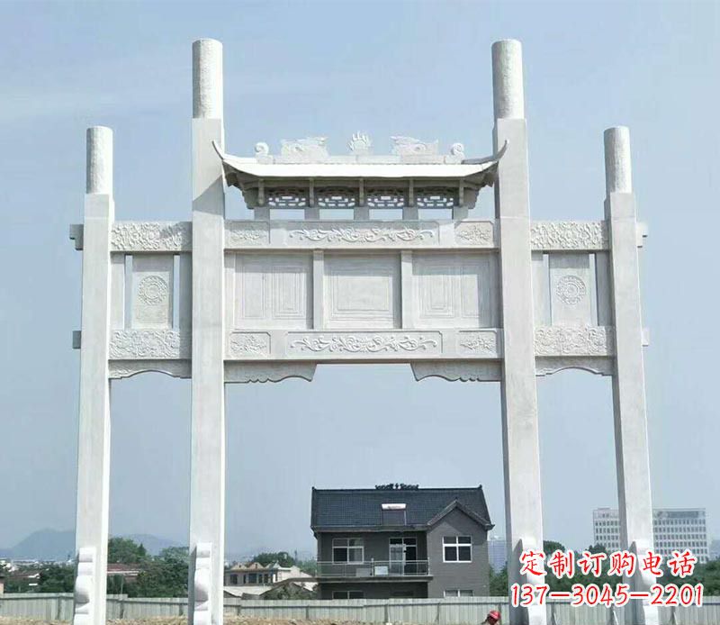 太原精美牌坊雕塑