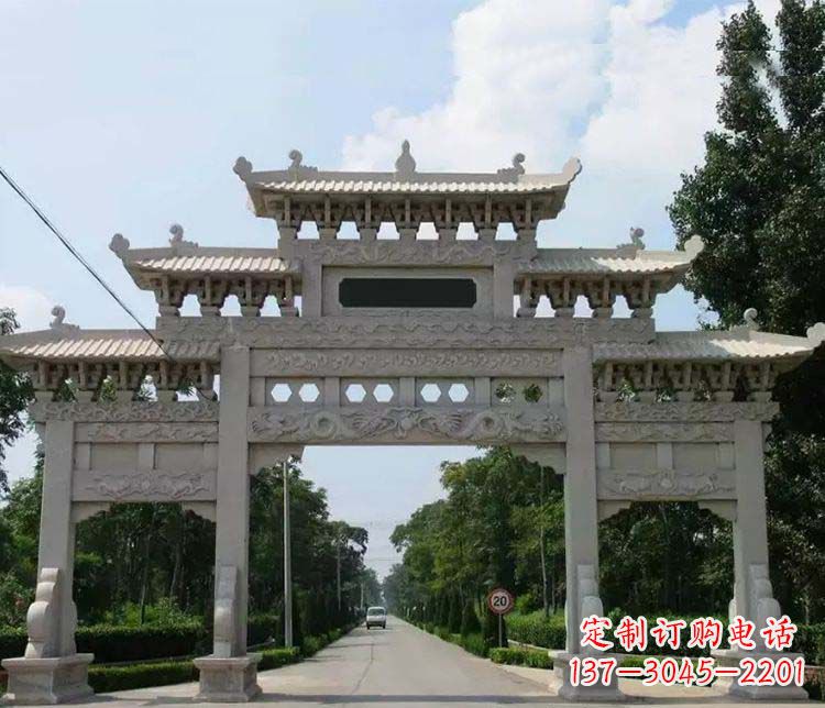 太原定制牌坊雕塑，传承中国传统文化