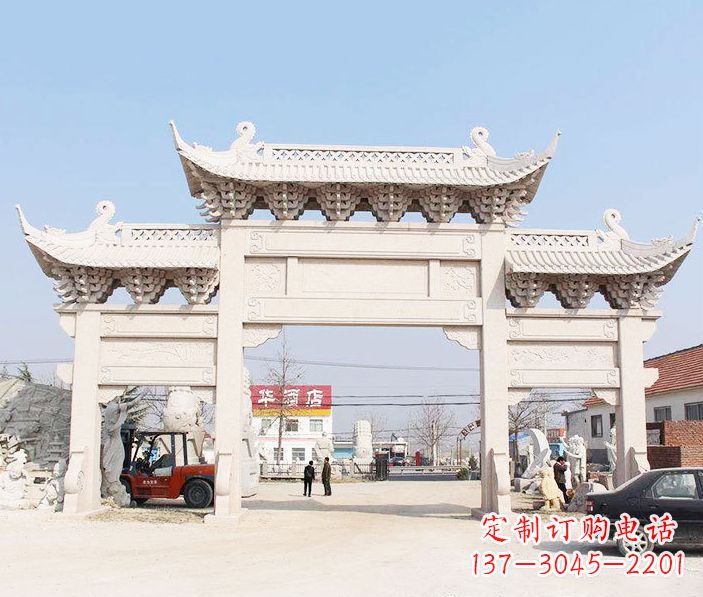 太原精美牌坊雕塑