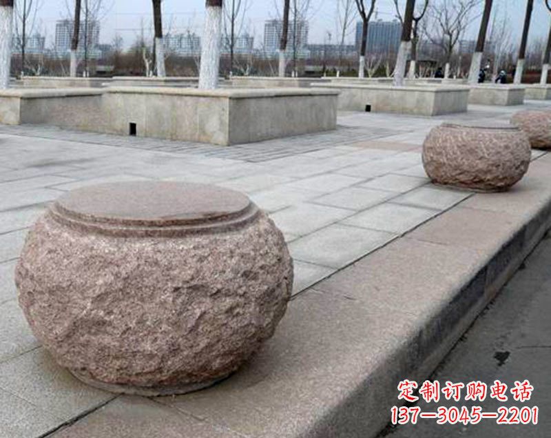 太原灯笼型公园广场装饰石球