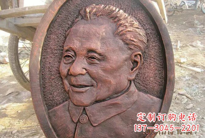 太原传承历史,永记邓小平——邓小平头像铜雕塑