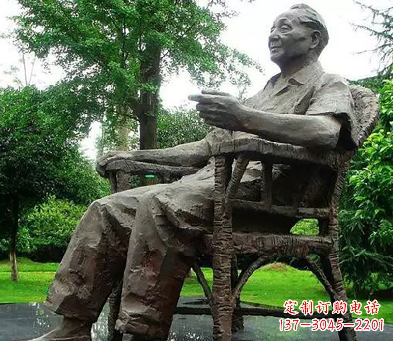 太原邓小平伟人公园铜雕—荣耀家乡,让历史永生