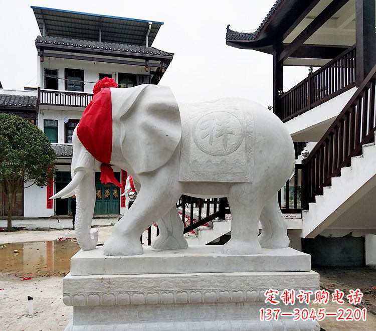 太原精致大象雕塑