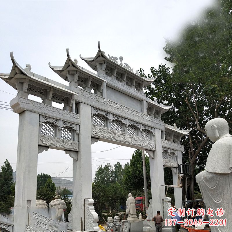 太原雕塑公园门口牌坊