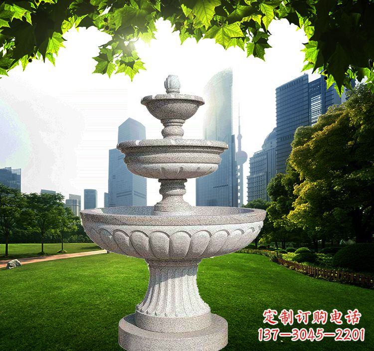 太原跌水盆石喷泉雕塑