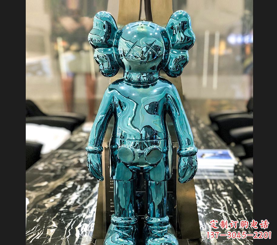 太原动漫不锈钢机器人雕塑