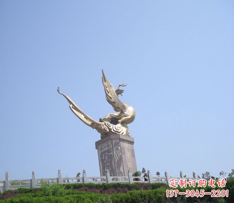 太原动物凤凰铜雕