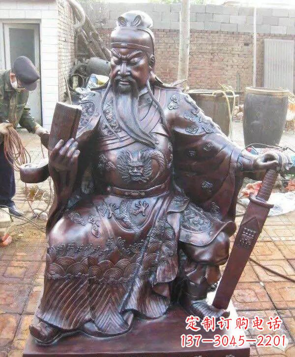 太原关公铜雕——象征着一份久远精神的传承