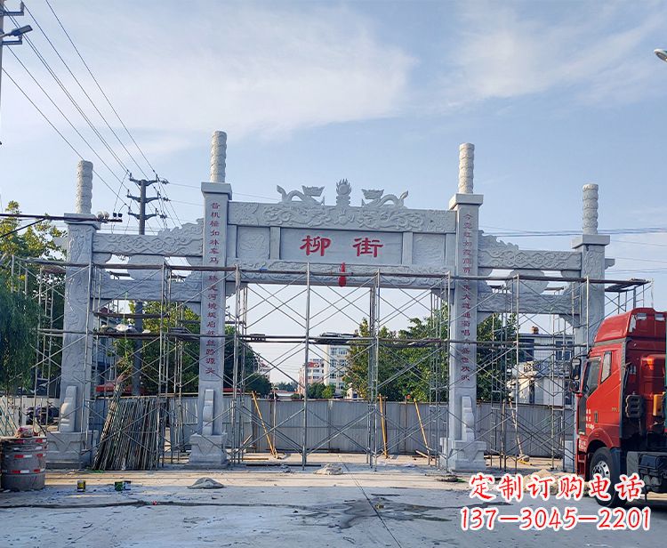 太原牌坊铜锻雕塑,让您的空间绽放光彩