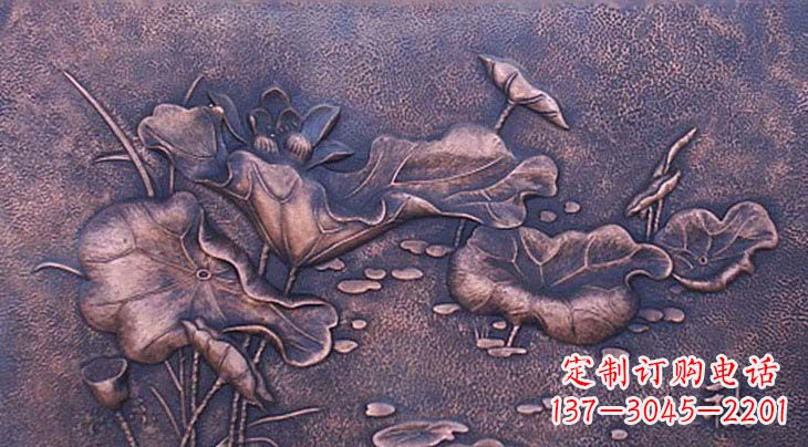 太原锻铜荷花雕塑