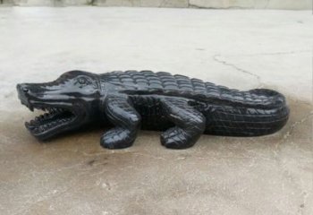 太原经典鳄鱼景观石雕
