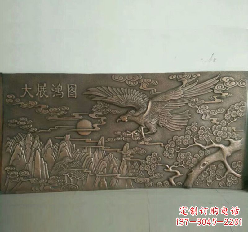 太原精致锻铜老鹰雕塑